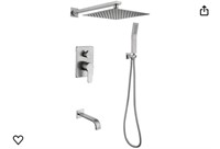 SUNRISE SHOWER SYSTEMS WITH LARGE SHOWER HEAD AND