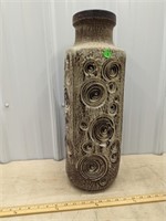Large Ceramic Vase (Germany) 21"H.