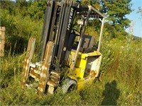 Hyster forklift w/ forks AS IS no battery