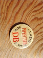 Vintage Pipe fitter Leader button