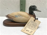 Fenton Handpainted  Marilyn Wagner Duck