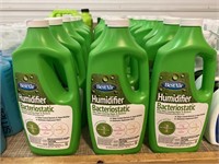 Three bottles of best air humidifier cleaner