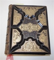 Antique leather bound Holy Bible