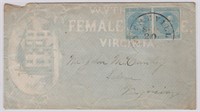 CSA Stamp #7 Pair tied on Female College advertisi