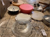 Vintage, Tupperware Fix n Mix Bowls, Cake Plates