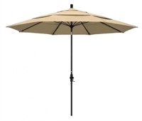 11' Fiberglass Tilt Double Vented Patio Umbrella