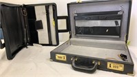 Combination lock briefcase, and binder zip up