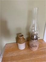 Stoneware Lantern and jug