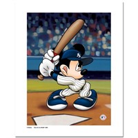 Mickey at the Plate (Yankees) Numbered Limited Edi