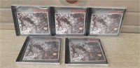 5 Sealed Acadian Fiddle Music CD's