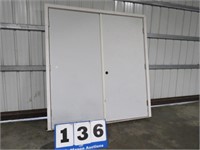 LARGE DOUBLE DOOR IN FRAME