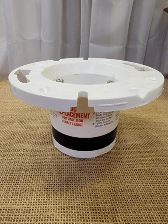 New Oatey PVC 4 Inch Toilet Flange For Cast Iron