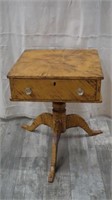 ANTIQUE PAINTED WORK TABLE