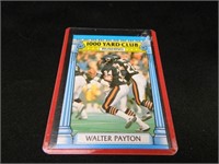 Walter Payton 1000 Yard Club Football Card; #7;