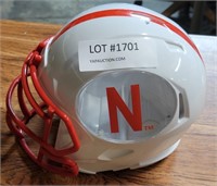 PLASTIC NEBRASKA FOOTBALL HELMET BANK