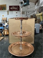 3 tier party serving stand 20”H