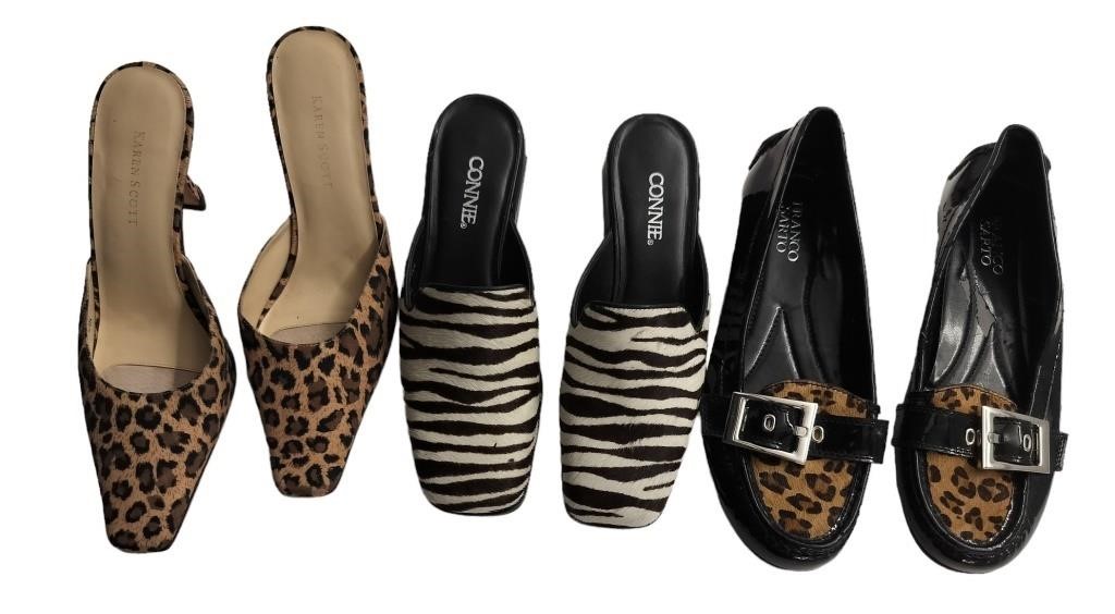 Karen Scott Animal Print Shoes Loafers 7.5