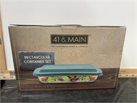 41 & Main Rectangular Container Set