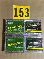 REMINGTON .22 LR SUBSONIC AND VIPER 100RD BOXES