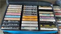 3 cassette cases with cassettes