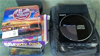 Compact CD player case & CD