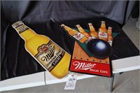 MIller High Life and MGD Signs