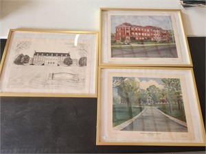 (3) Prints- Kentucky Wesleyan College, Daviess Ct