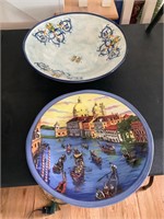 Platter and bowl