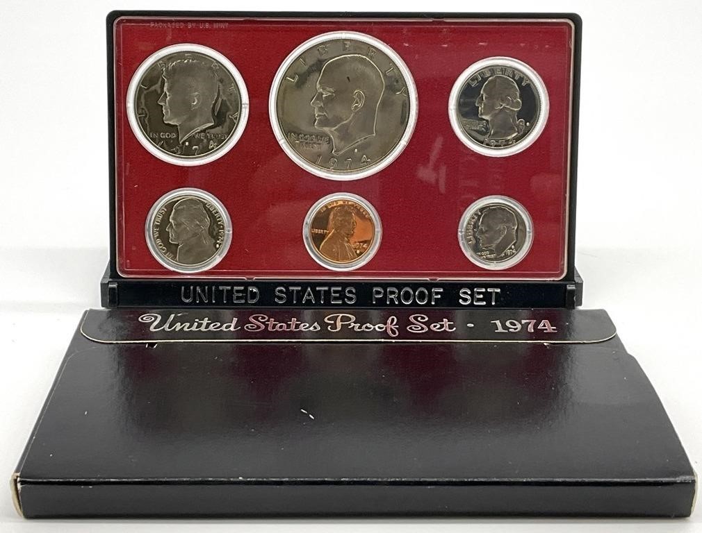 1974 6pc US Proof Set