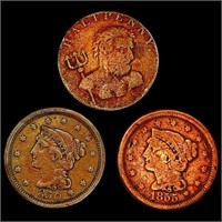 1794-1855 Varied Date US and Foreign Copper Coins