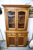 Antique Solid Oak Cupboard