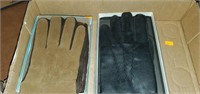 2 new pair leather gloves  (older)