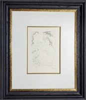 Picasso Drawing "Sculpteur et Modele" Hand S