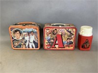 Buck Rogers and A Team Metal Lunch Boxes