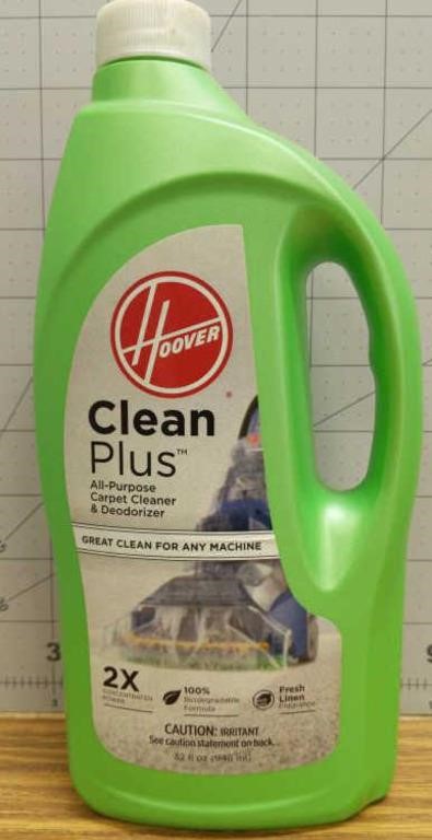 Hoover clean plus all purpose carpet cleaner