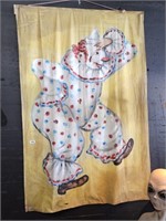 Vintage Huge Hand painted Carnival / Circus Banner