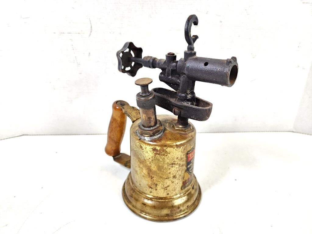 ANTIQUE Butler Metal Products Gasoline Torch