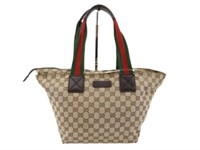 Gucci GG Canvas Sherry Tote Bag