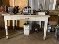 Metal Workbench, Black & Decker Tools, Etc.