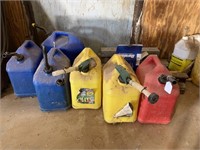 Assorted Gas & Diesel Cans
