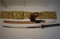 Samurai Sword with Bamboo Sheath