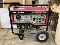 Honda Generator, Model Em5000sx W/electric Start