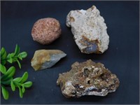 MIXED ROUGH LOT ROCK STONE LAPIDARY SPECIMEN