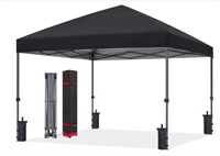 USED-10x10 Black Outdoor Tent