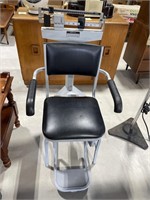 MCM doctor's Dececto scale chair on wheels