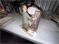 NORMAN ROCKWELL BISQUE  STATUE