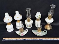 Small Vintage Oil Lamps