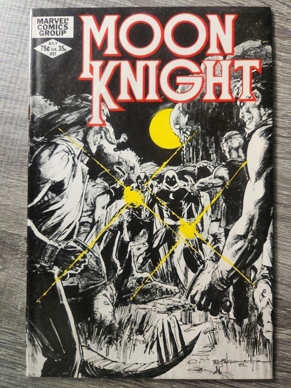 Moon Knight #21 (1982) 1st M/W BROTHER VOODOO