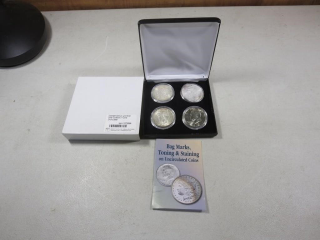 Twentieth Century US Silver Dollar Collection (4)