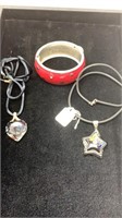3 PC. BANGLE AND 2 NECKLACES